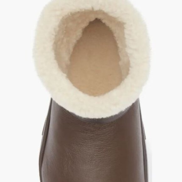 NWOB Bottega Veneta Genuine Shearling Bootie Boots 42 - Picture 2 of 9